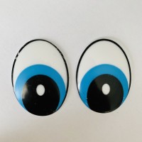 Očko 30x39mm, nalepovacie - pár